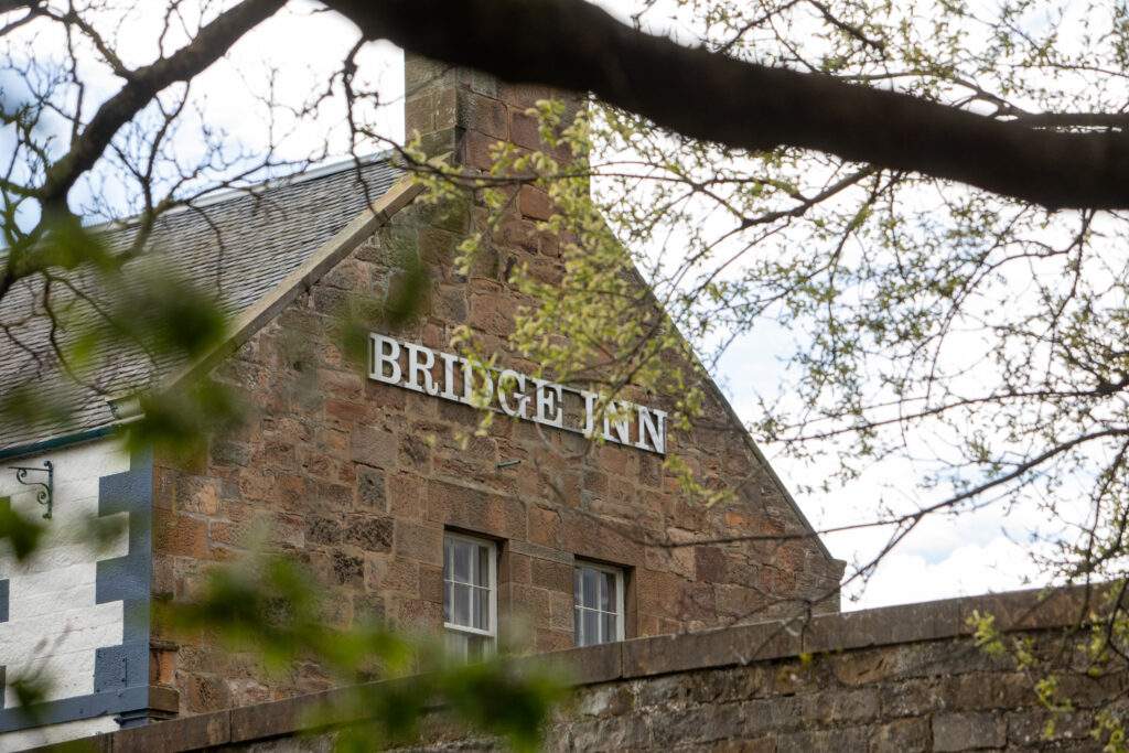 Exterior of The bridge inn, ratho, situated 7 miles from Edinburgh