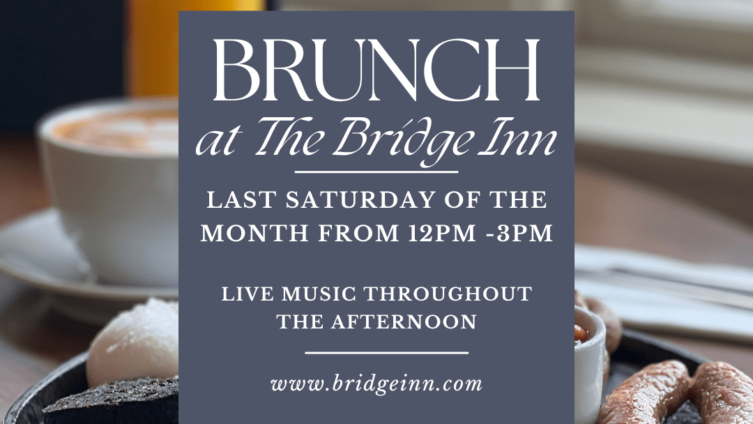 Brunch at The Bridge Inn, offering a brunch near Edinburgh with live music throughout